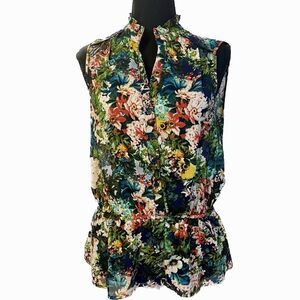 Bellatrix Floral Sleeveless Blouse‎